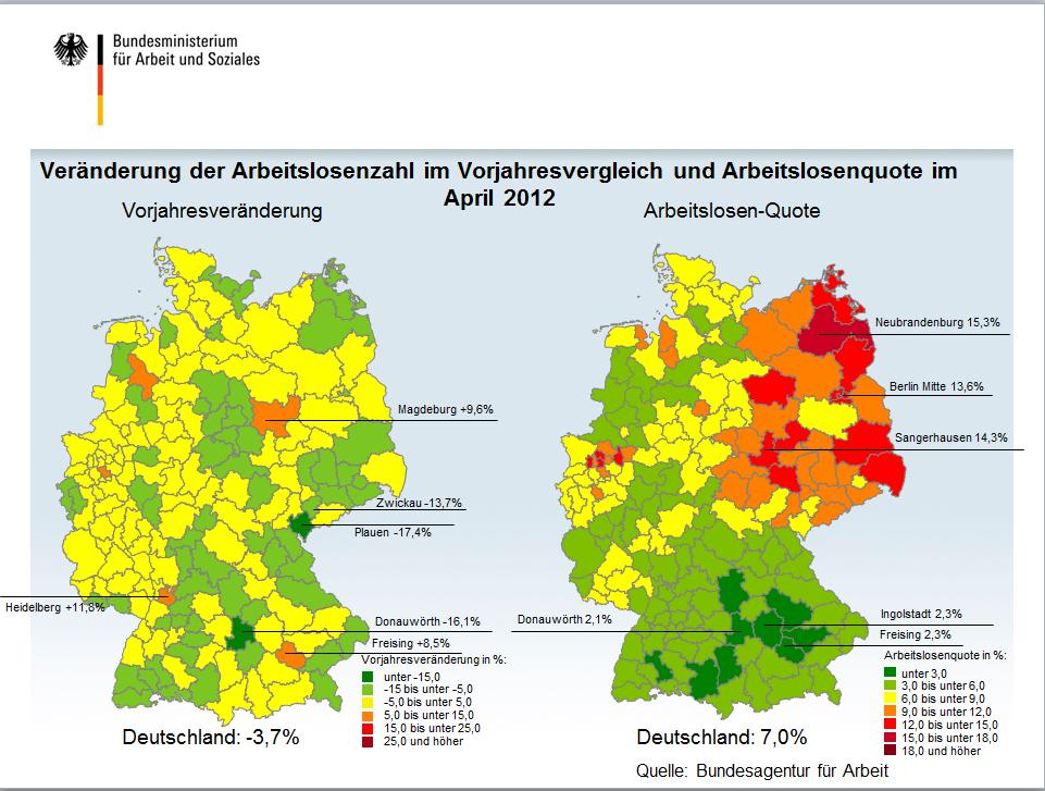Arbeitsmarktentwicklung in strukturschwachen ländlichen Regionen
